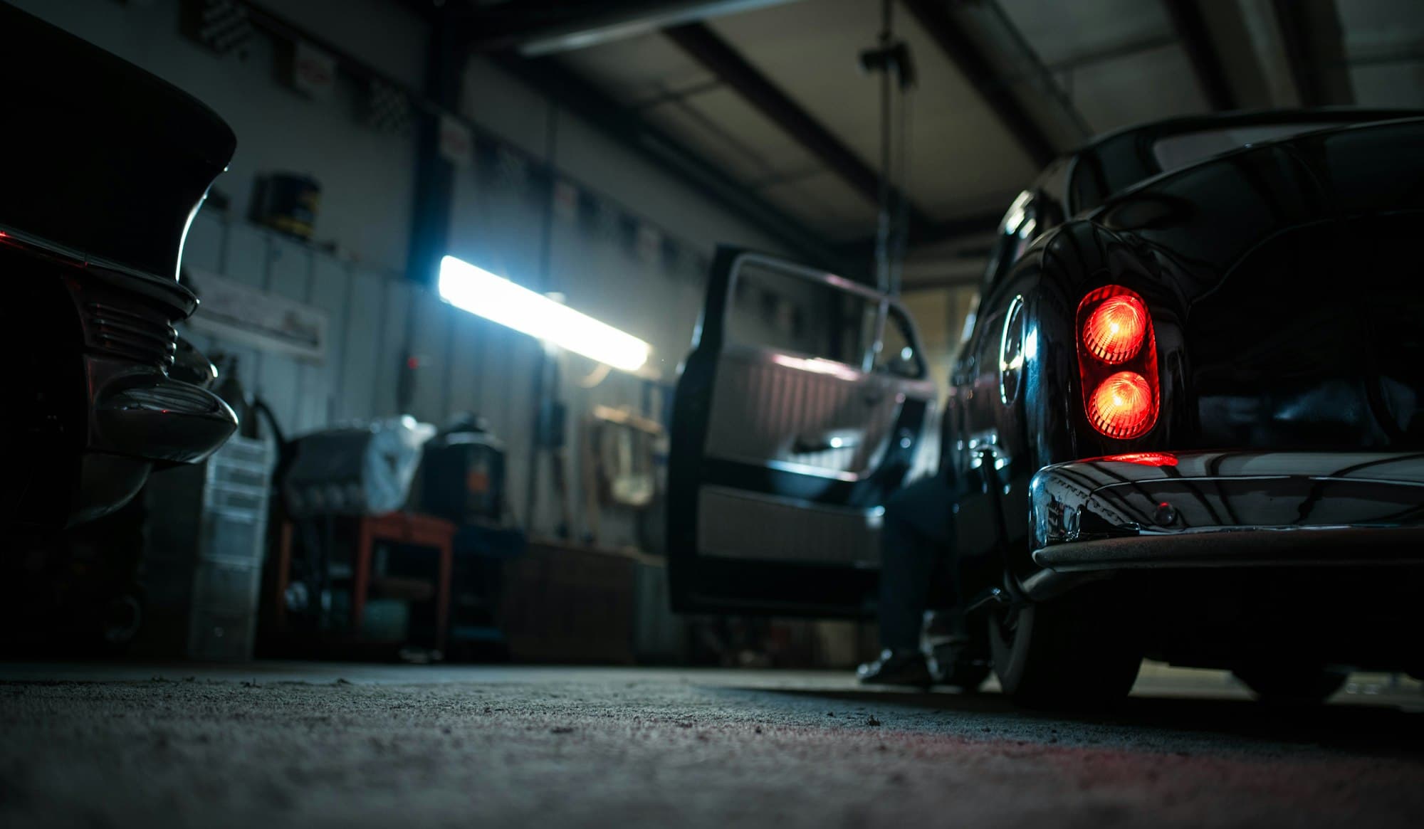 Workshop floor after hours